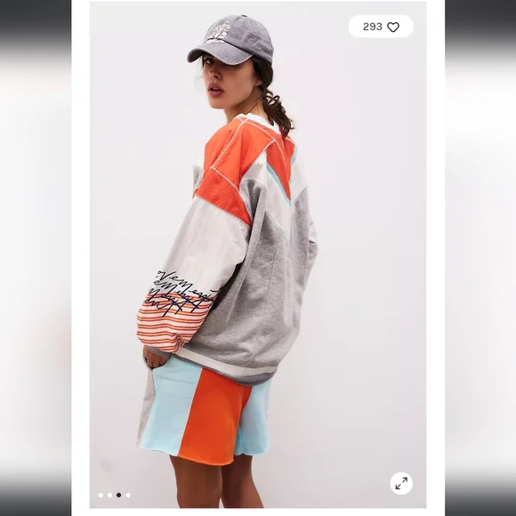 Free people Piece of me Pullover and matching shorts - Picture 3 of 6